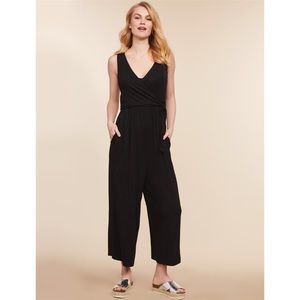 Jessica Simpson Knot Front Nursing Jumpsuit